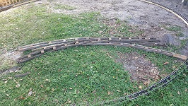 Backyard Railroad Old, Rotted Stringers