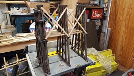 Barkyard Railroad - Repairing Damaged Approach Trestle Yet Again