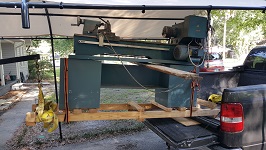 Nick's New To Him Enco Lathe Ready To Unload
