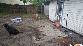 Backyard Patio Layout Washed Out