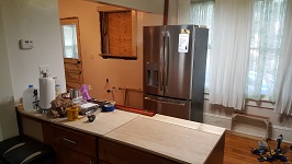 Kitchen Cabinets Sink Wall Cabinets Needing Installed