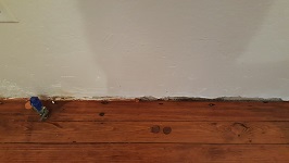 Kitchen Flooring Stained And Finished
