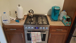 Kitchen Cabinets New Keurig Until Plumbing Works Again