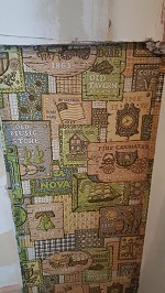 Seventies Style Panel Print Detail