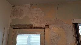 Kitchen Demolition Plaster Missing